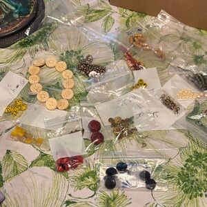 Lot of vintage beads for jewelry making